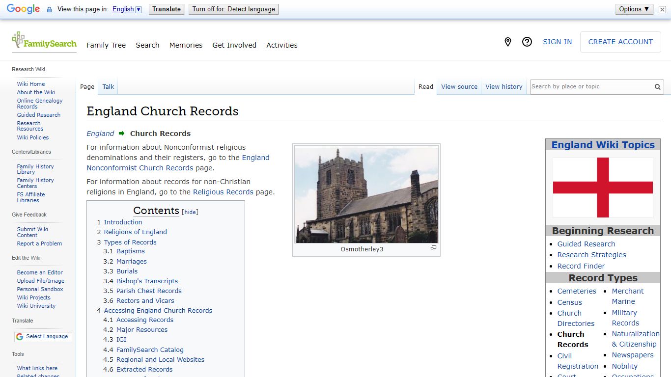 England Church Records • FamilySearch